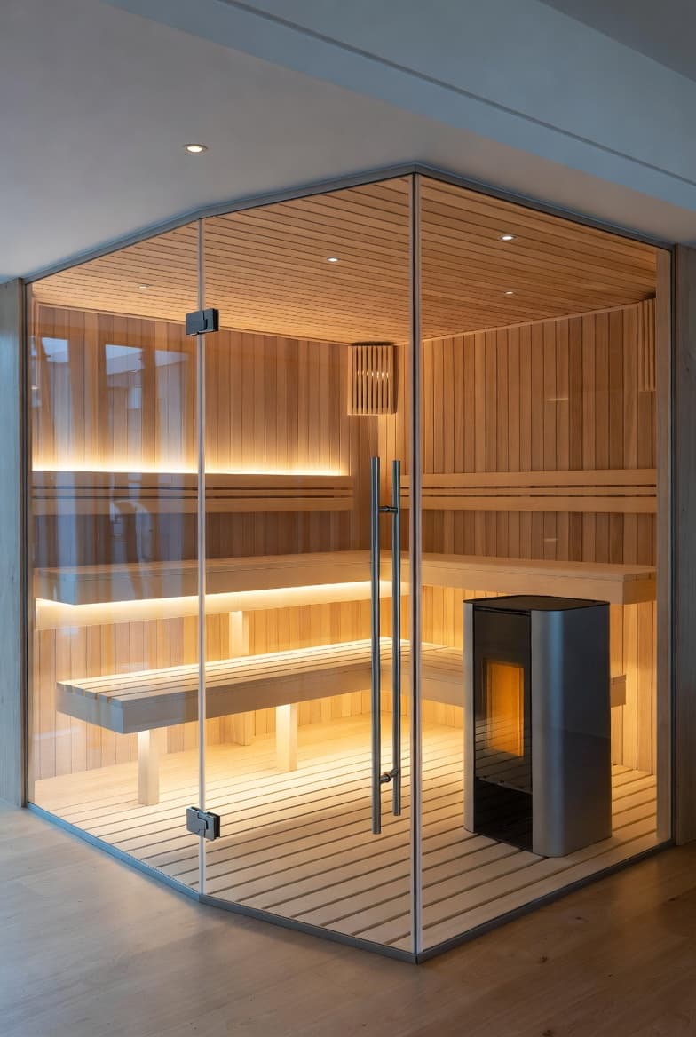 Spa Essentiel — intérieur sauna