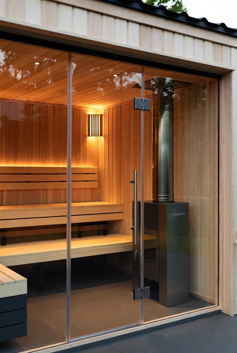 Solbad — showroom sauna