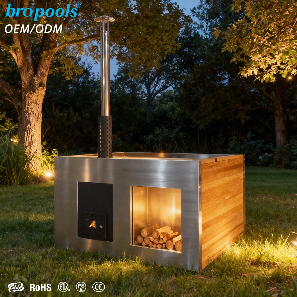 Bain Nordique Hemlock Inox 2 Places