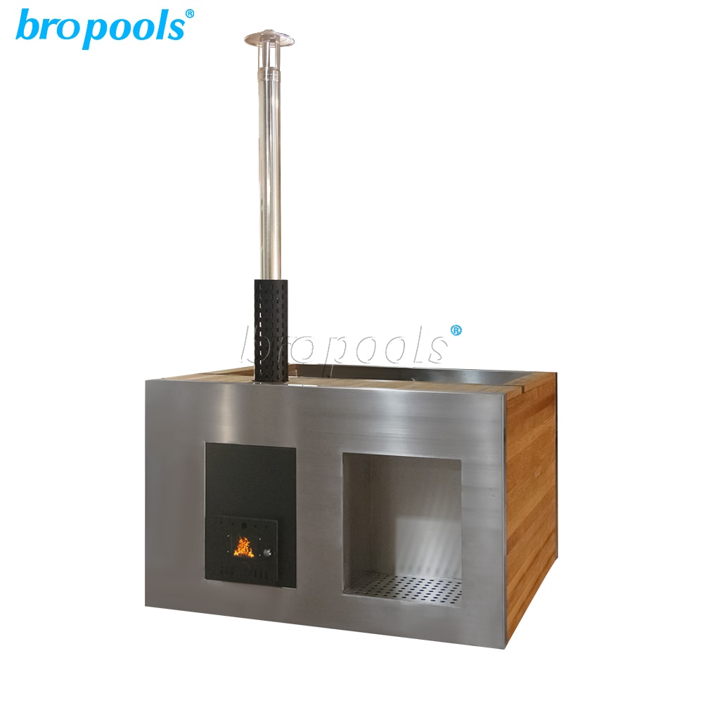 Bain Nordique Hemlock Inox 2 Places