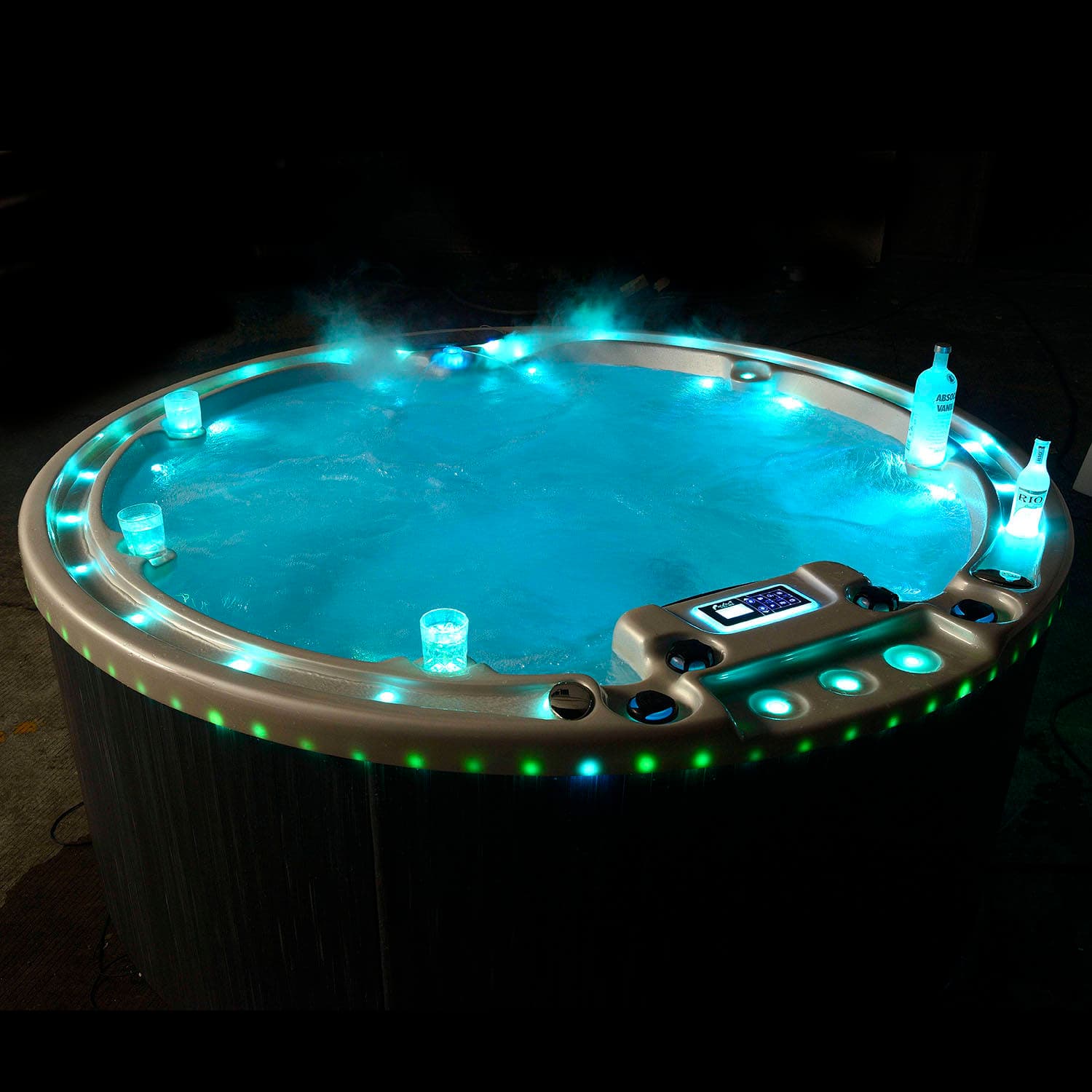 Spa extérieur rond de luxe moderne pour 8 personne