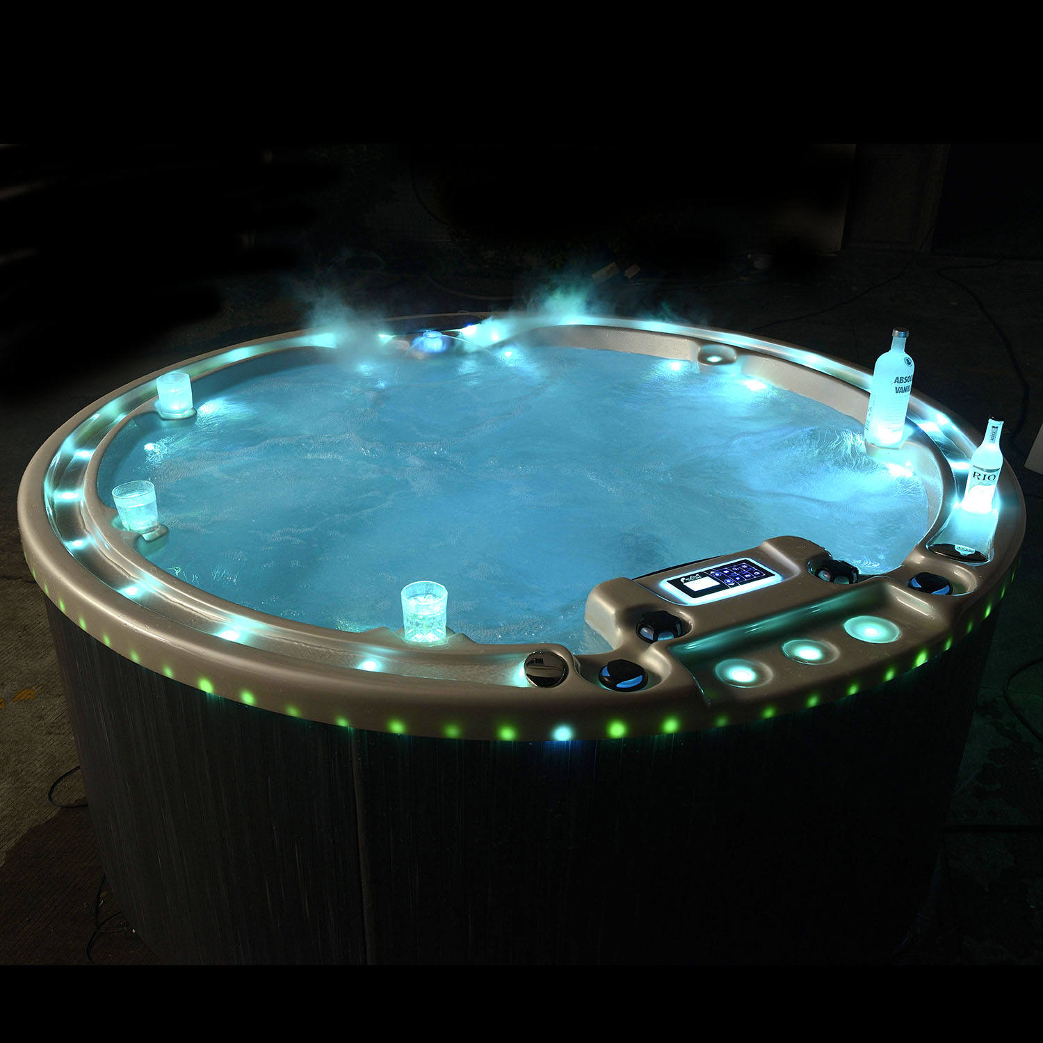 Spa extérieur rond de luxe moderne pour 8 personne